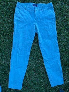 Old Navy Bright Turquoise Cropped Women's Pants